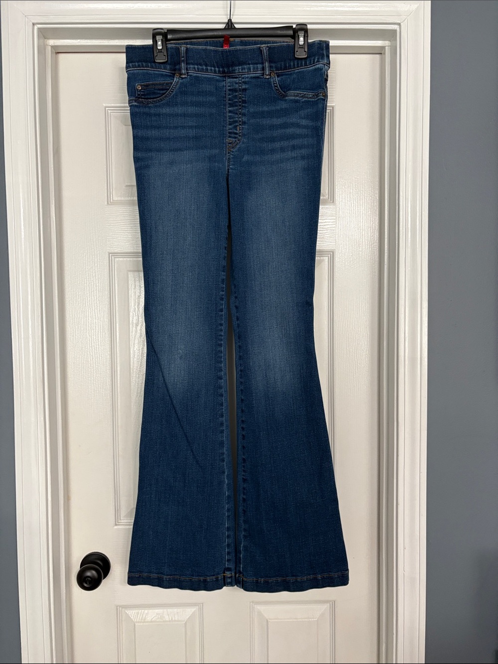 SPANX Dark Blue Bootcut Jeans